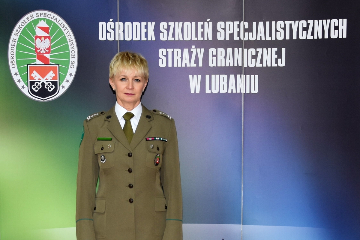 Główny Księgowy Ośrodka Szkoleń Specjalistycznych SG w Lubaniu  płk SG Ewa ZAJĄCZKOWSKA-SUKACZ