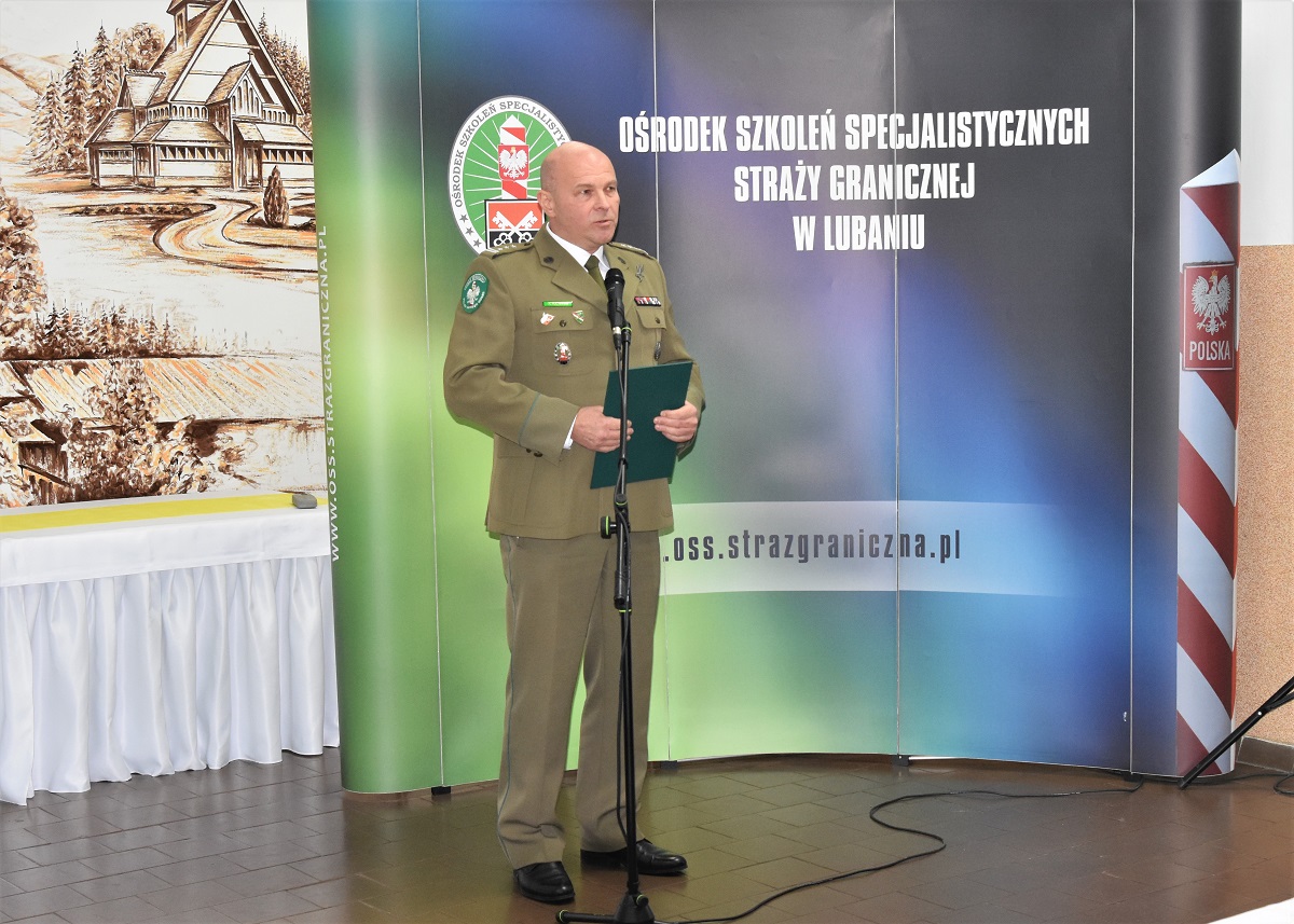 Zastępca Komendanta OSS SG w Lubaniu płk SG Tomasz Różański
