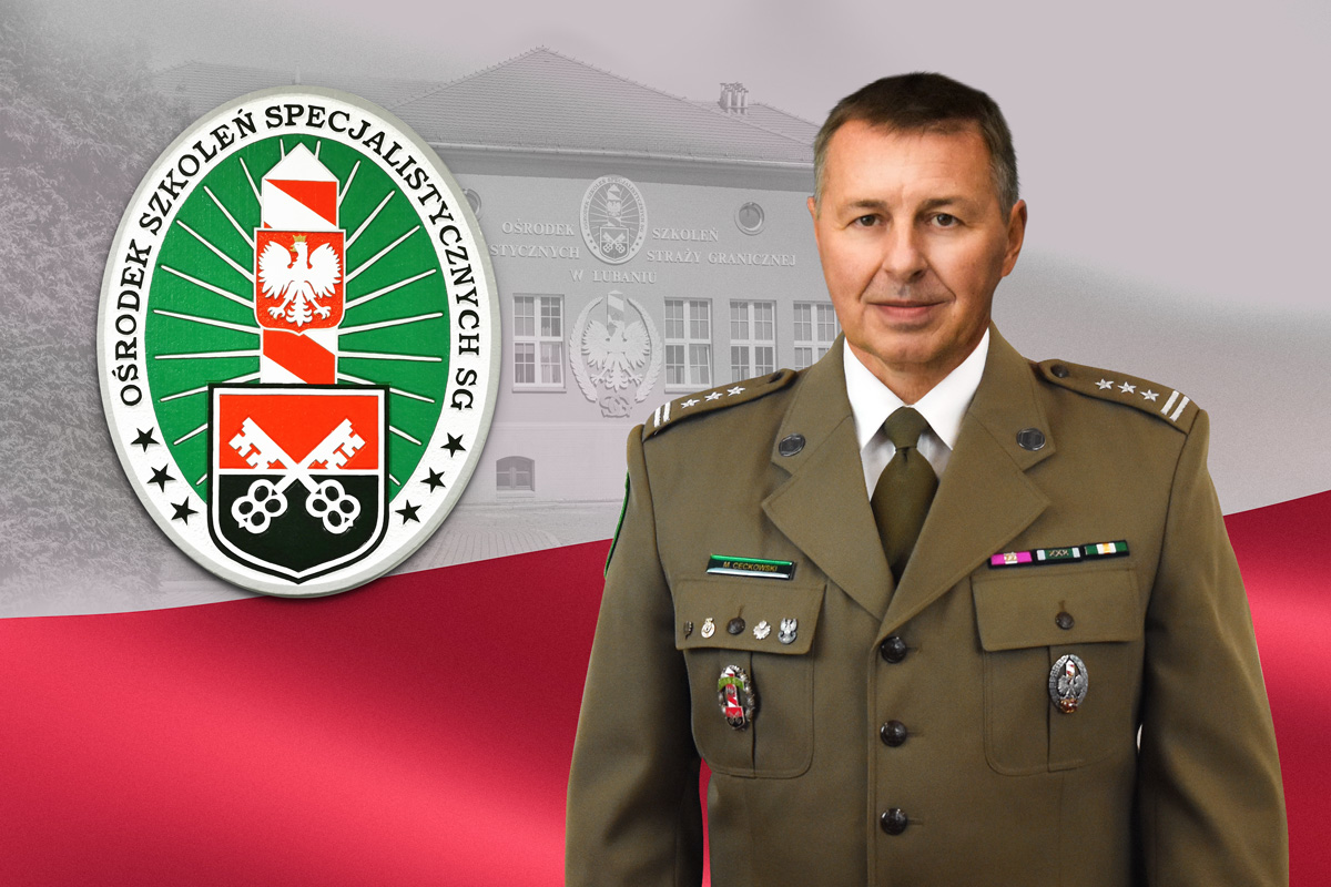 Komendant OSS SG w Lubaniu płk SG Mariusz Ceckowski