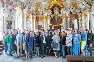 Zdjęcie grupowe w Auli Leopoldina, Uniwersytetu Wrocławskiego