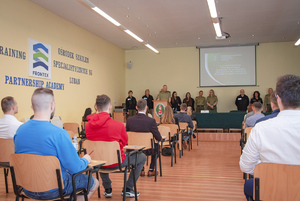 Przywitanie kandydatów ubiegających się o przyjęcie do służby w Straży Granicznej