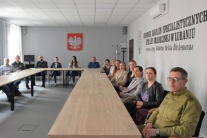Kursanci podczas wykładu