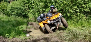 Kursant na pojeździe ATV