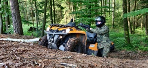 Kursant na pojeździe ATV