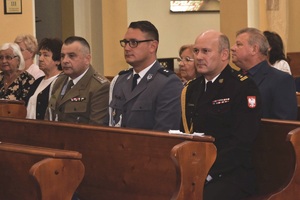 Uczestnicy Mszy Św.