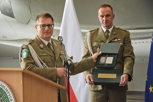 Przekazanie obowiązków na stanowisku Zastępcy Komendanta OSSSG w Lubaniu