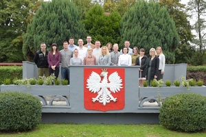 Zdjęcie grupowe uczestników kursu na terenie Ośrodka.