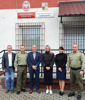 Spotkanie robocze funkcjonariuszy OSS SG w Lubaniu z przedstawicielami Policji Republiki Czeskiej