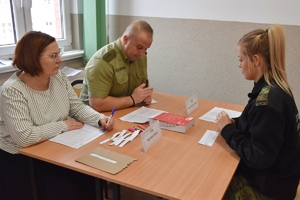 Zakończenie szkolenia podoficerskiego w OSS SG w Lubaniu