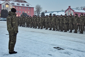 Zakończenie szkolenia podoficerskiego w OSS SG w Lubaniu