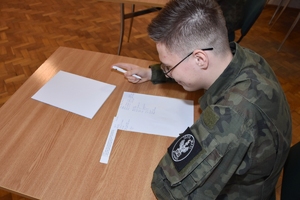 Egzamin końcowy dla uczniów IV klasy o profilu proobronnym