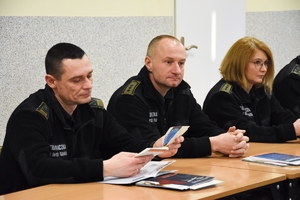 Słuchacze podczas kursu