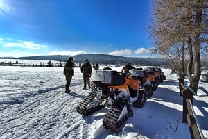 Trening jazdy taktycznej pojazdami ATV