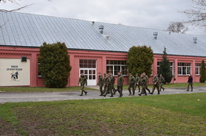 Wizyta przedstawicieli Pionu Szkolenia Dowództwa Wojsk Obrony Terytorialnej w Ośrodku Szkoleń Specjalistycznych Straży Granicznej w Lubaniu