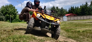 Kolejna grupa strażników leśnych szkoli się na pojazdach ATV