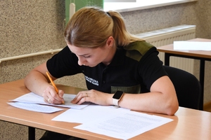 Zakończenie szkolenia podoficerskiego w OSS SG w Lubaniu