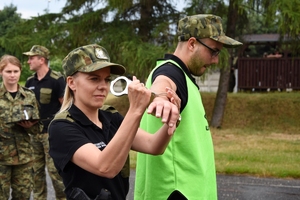 Zakończenie szkolenia podoficerskiego w OSS SG w Lubaniu
