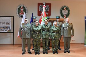 Ślubowanie nowo przyjętych do służby funkcjonariuszy w OSS SG w Lubaniu