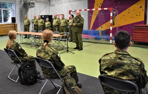 Rozpoczęcie szkolenia podstawowego dla funkcjonariuszy SG w OSS SG w Lubaniu