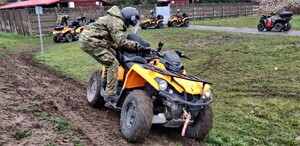 Trening bezpiecznej jazdy pojazdami ATV w różnych warunkach terenowych – moduł I