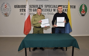 Delegacja przedstawicieli CK PSG Ukrainy w Wielkich Mostach z wizytą w OSS SG w Lubaniu