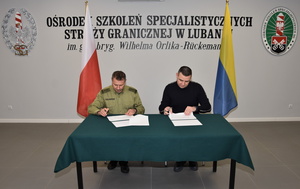 Delegacja przedstawicieli CK PSG Ukrainy w Wielkich Mostach z wizytą w OSS SG w Lubaniu