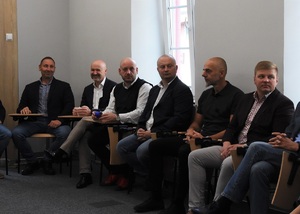 Uczestnicy szkolenia w sali wykładowej