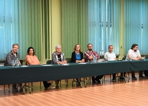 Uczestnicy warsztatów w sali wykładowej