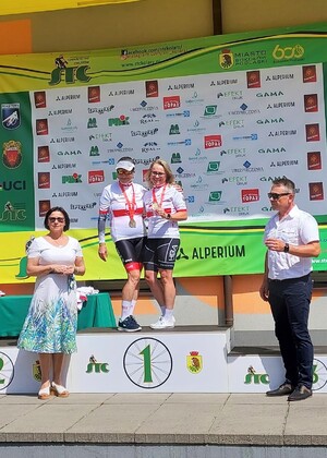 Zwyciężczyni  Mistrzostw Polski na podium