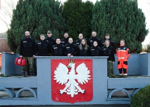 Zdjęcie grupowe uczestników szkolenia na trybunie Ośrodka Zdjęcie grupowe uczestników szkolenia na trybunie Ośrodka