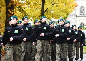 Ślubowanie uczniów klas pierwszych oddziałów o profilu mundurowym z Zespołu Szkół w Lubomierzu Ślubowanie uczniów klas pierwszych oddziałów o profilu mundurowym z Zespołu Szkół w Lubomierzu