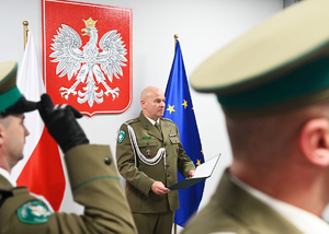 Nowi funkcjonariusze Straży Granicznej złożyli ślubowanie Nowi funkcjonariusze Straży Granicznej złożyli ślubowanie