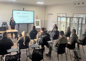 uczestnicy szkolenia podczas zajęć