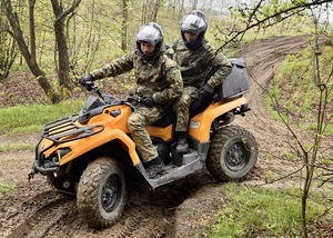 Kurs doskonalący nt. „Trening bezpiecznej jazdy pojazdami ATV w różnych warunkach terenowych – moduł I” Kurs doskonalący nt. „Trening bezpiecznej jazdy pojazdami ATV w różnych warunkach terenowych – moduł I”